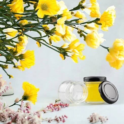 10 x SKLENĚNÁ ZAVAŘOVACÍ SKLENICE 30 ml SE ŠROUBOVACÍM UZÁVĚREM MED DŽEM KOŘENÍ malá zavařovací sklenička SVATBA Další funkce možnost zmrazení vhodné do myčky vhodné do mikrovlnné trouby