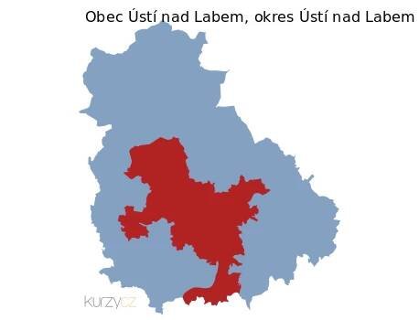 Ústí nad Labem v okrese Ústí nad Labem