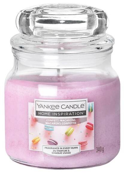 Yankee Candle Home Inspiration svíčka ve skle střední CONFETTI MACARONS