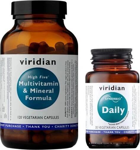 Viridian High Five Multivitamin & Mineral 120 kapslí