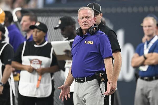 At LSU, urgency levels for a fast start are high. Brian Kelly isn’t shying away from it