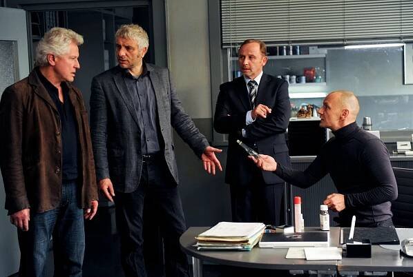 Místo činu - Mnichov - Smutný král - Z filmu - Miroslav Nemec, Udo Wachtveitl, Alexander Held, Torsten Michaelis