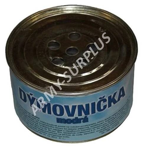 Dýmovnice plechovka modrá