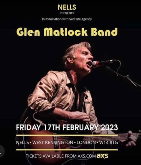 Glen Matlock / New record deal and new album for Sex Pistol bassist