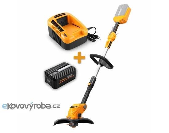 Aku vyžínač Riwall PRO RALT 3040 set, s baterií i nabíječkou - Ekovovyroba.cz