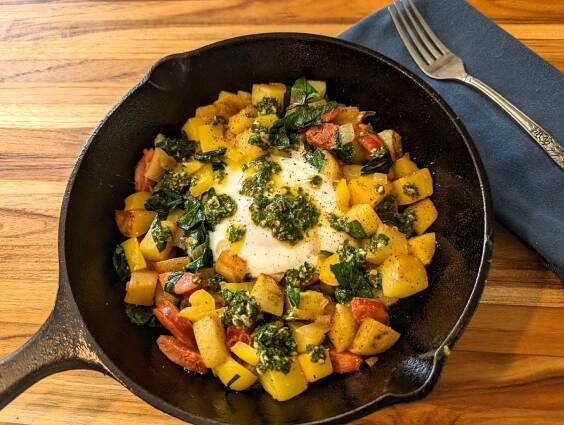 Green Heart Garden | Recipe - Chimichurri Breakfast Hash