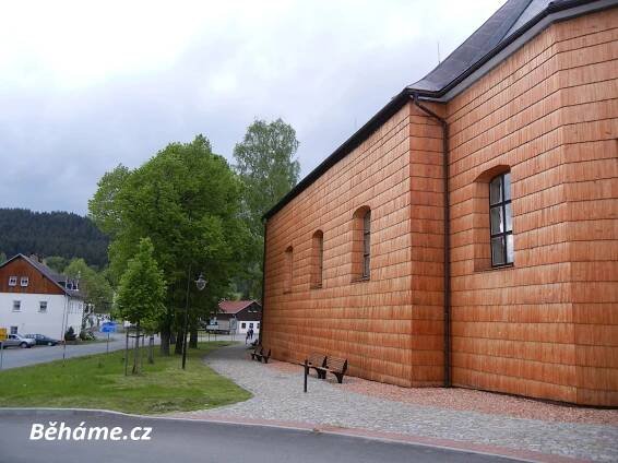 Kostel Srní Národní park Šumava