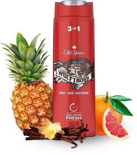 Old Spice WolfThorn sprchový gel s tropickou vůní citrusů 400 ml