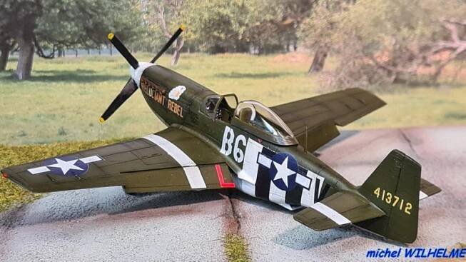 P-51D-5 1/72 Kovozávody Prostějov – Modelářovo.cz