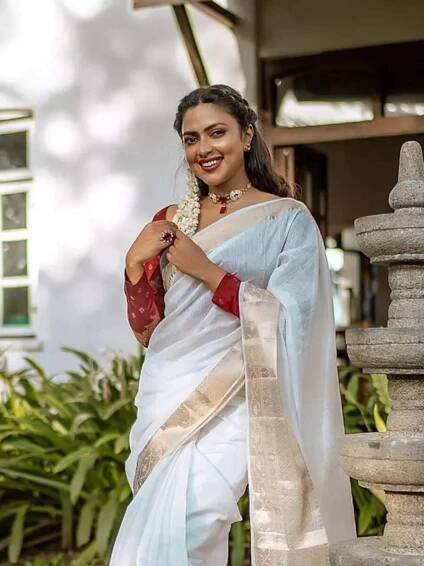 Amala Paul showcases timeless elegance in sarees