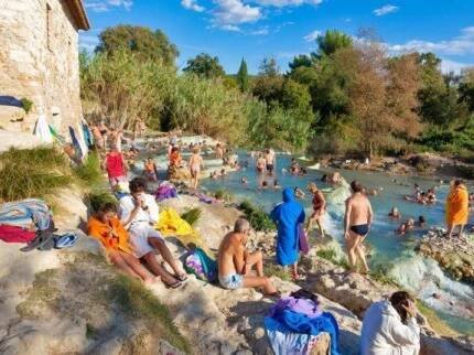 Toskánsko a přírodní termály Saturnia