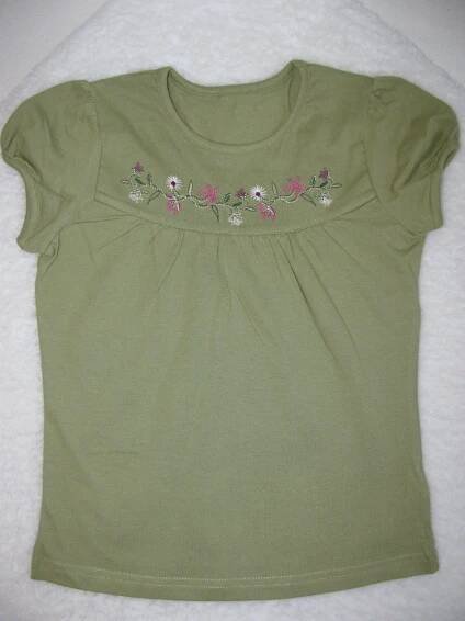 Bavlněné khaki tričko, mothercare,122