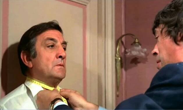 Dotěrný chlap - Z filmu - Lino Ventura, Jacques Brel