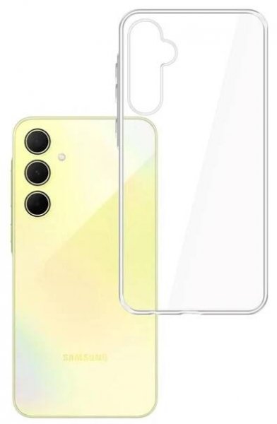 Kryt na mobil 3mk Clear Case na Samsung Galaxy A35 5G průhledný