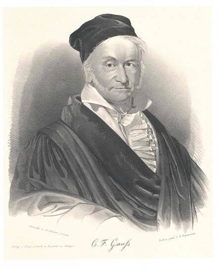 Carl Freidrich Gauss, famous mathematician