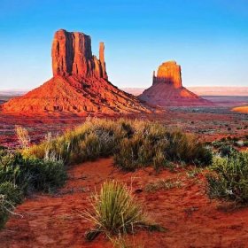 Monument Valley Sunset Desert Landscape Stock Photo - Image of nature, view: 178321986