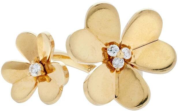 Gold and Diamond Frivole Ring