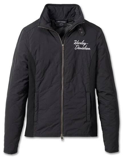 Dámská bunda JACKET-WOVEN,BLACK | Harley-Davidson Ostrava