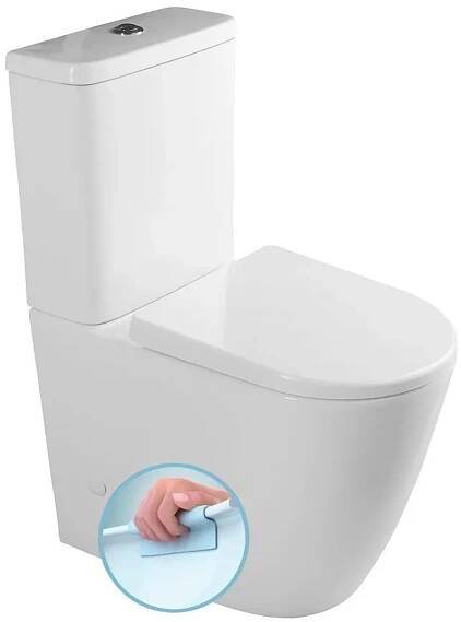 WC mísa pro invalidy, zvýšená mísa na WC, vyšší záchod