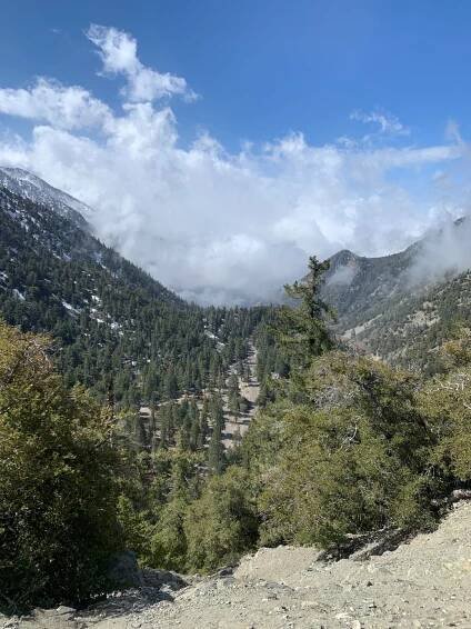 mt baldy in winter