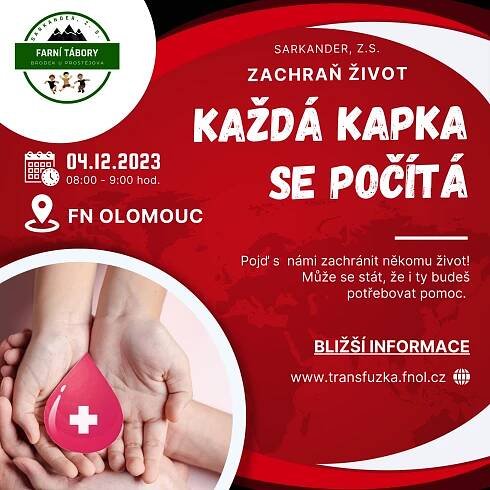Darování krve Sarkander, z.s.