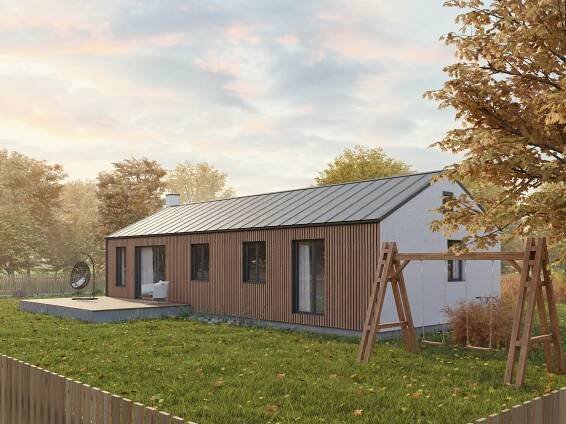 Dřevostavba Easy 107 - EasyHomes