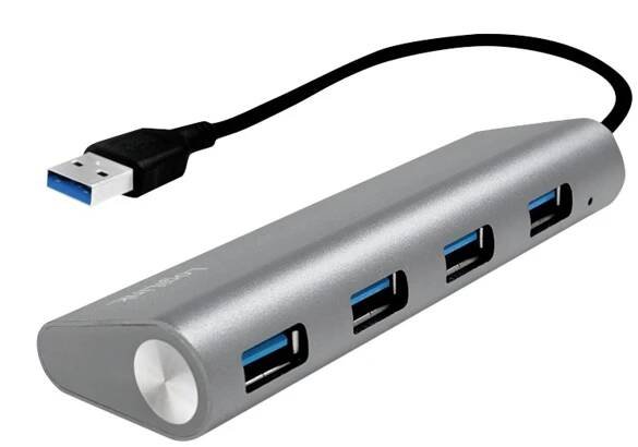 LogiLink UA0307 4 porty USB 3.0 hub  hliník