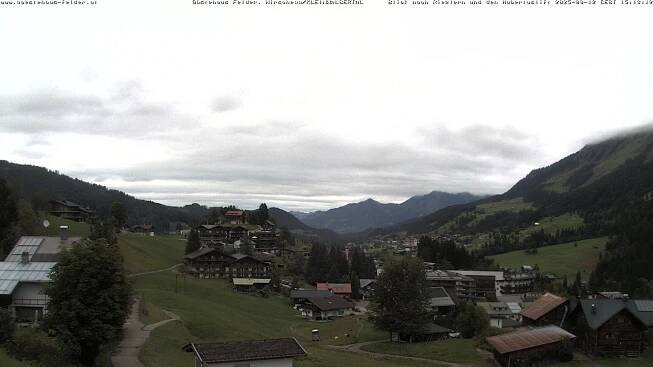 Live-Webcam in Hirschegg mit Blick auf den Hubertuslift
