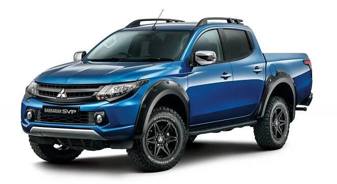 Podélné nosiče černé Mitsubishi L200, r.v. 2015+