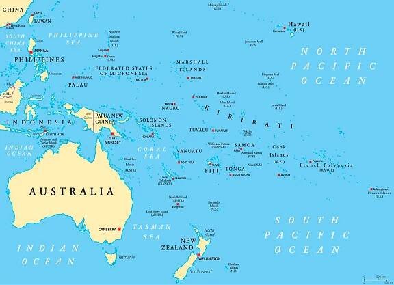 Pacific-Islands-Map