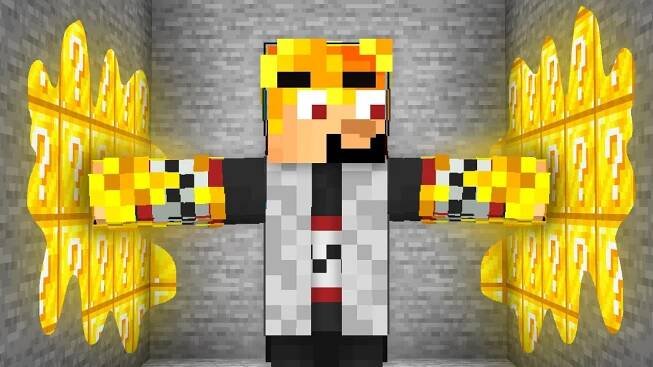 Vše čeho se DOTKNU, se promění na LUCKY BLOCKY...