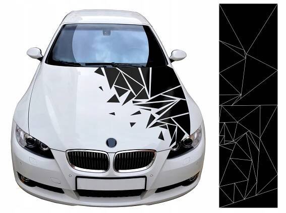 SAMOLEPKY na Auto MASKU CAMO kamufláž Trojúhelníky x42
