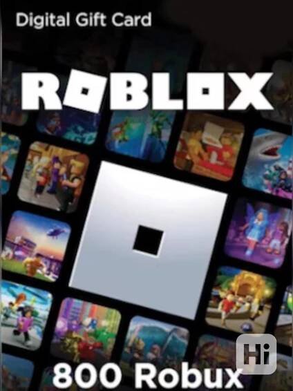 Roblox Gift Card (PC) 800 Robux - Roblox Key - GLOBAL - foto 1