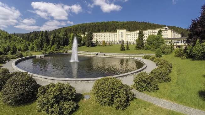 Luftbild Kliniken Erlabrunn