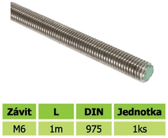 Závitová tyč M12 × 1000 mm nerez A2 | PRO-DOMA - Stavebniny PRO-DOMA | Váš dodavatel stavebních materiálů