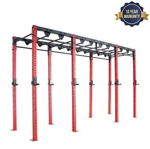4 station 41 inch crossfit rig with monkey bars