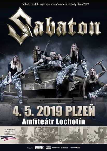 SABATON zahrají na Slavnostech svobody v Plzni | Spark Rock Magazine