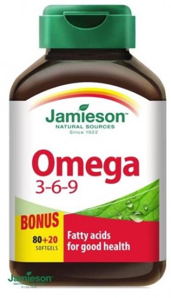 JAMIESON Omega 3-6-9 1200mg cps.100 - lékárna s rozvozem po Ostravsku a Těšínsku