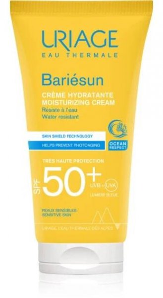 Uriage Bariésun Moisturizing Cream SPF 50+ ochranný krém na obličej a tělo SPF 50+