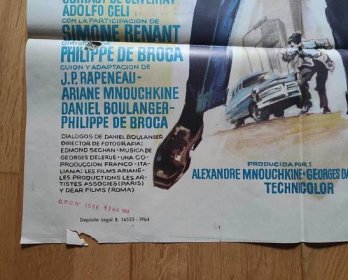 Starý filmový plakát A1+ Muž z Ria (1964) Jean-Paul Belmondo - Starožitnosti a umění