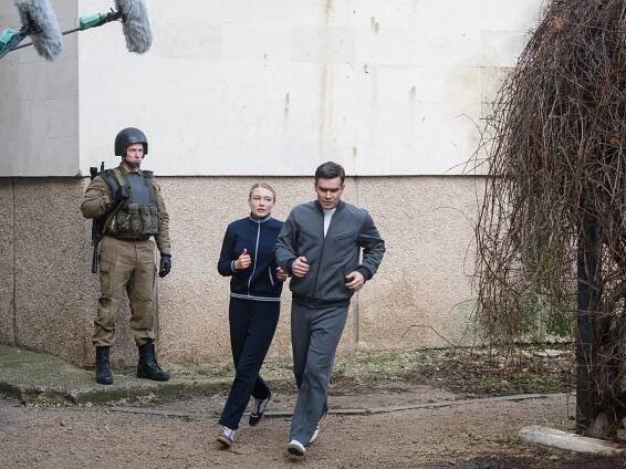 Oksana Akiňšina, Pjotr Fjodorov - Sputnik - Z natáčení