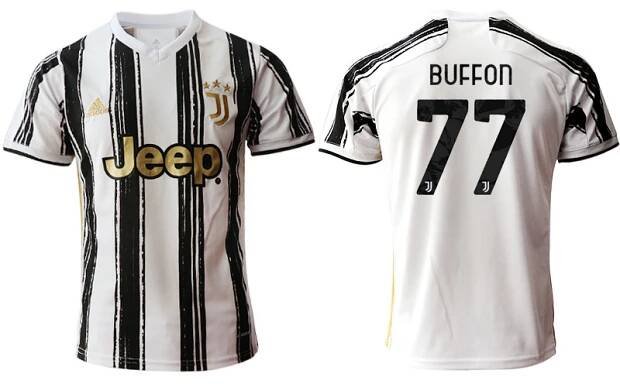 2020 21 Juventus 77 BUFFON Home Thailand Soccer Jersey