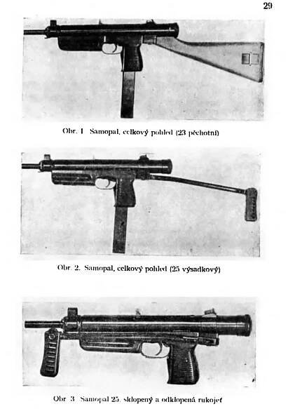 Nauka o materialu Samopal 23 A samopal 25 7,62 mm samopal 24 a samopal 26 - 1951 
