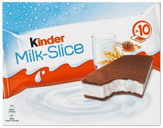 Kinder Mléčný řez v akci