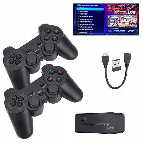 PŘÍRUČNÍ VIDEOHERNÍ KONZOLE V RETRO STYLU SE 2 OVLADAČI, 20 000 HER za 520.00CZK - Allegro
