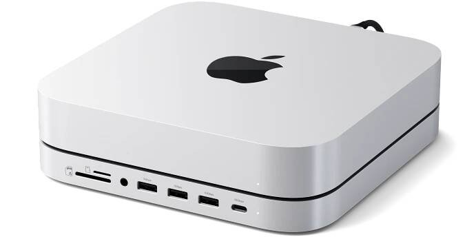 Stand & Hub For Mac Mini / Studio With NVMe SSD Enclosure
