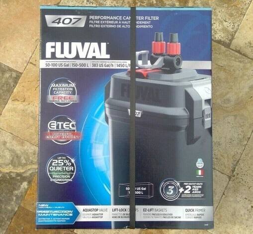 FLUVAL 407 50-100 US Gal Performance kanystrový filtr A449 ETEC
