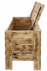Borovicová truhla zahradní truhlík kufřík na hračky OPALANA eko Výška nábytku 52 cm