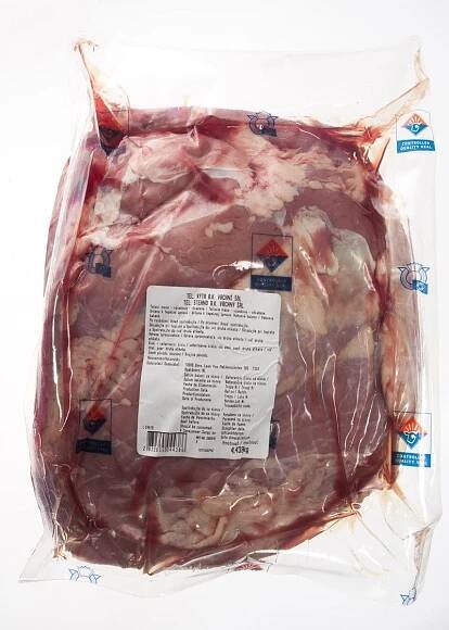 Telecí kýta bez kosti vrchní šál halal chlaz. váž. cca 5 kg - Vrchní šál, Telecí, Maso a výrobky rostlinného původu, Čerstvé