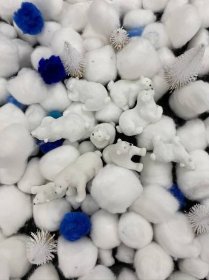 Winter Wonderland and Snow Themed Sensory Bins Plus Winter-Focused Art Activities Photo